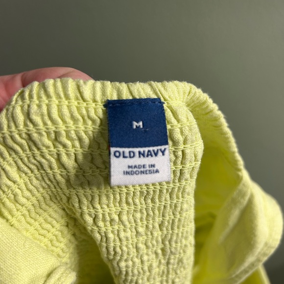 Old navy sunny fit and flare linen blend midi dress - Picture 7 of 10